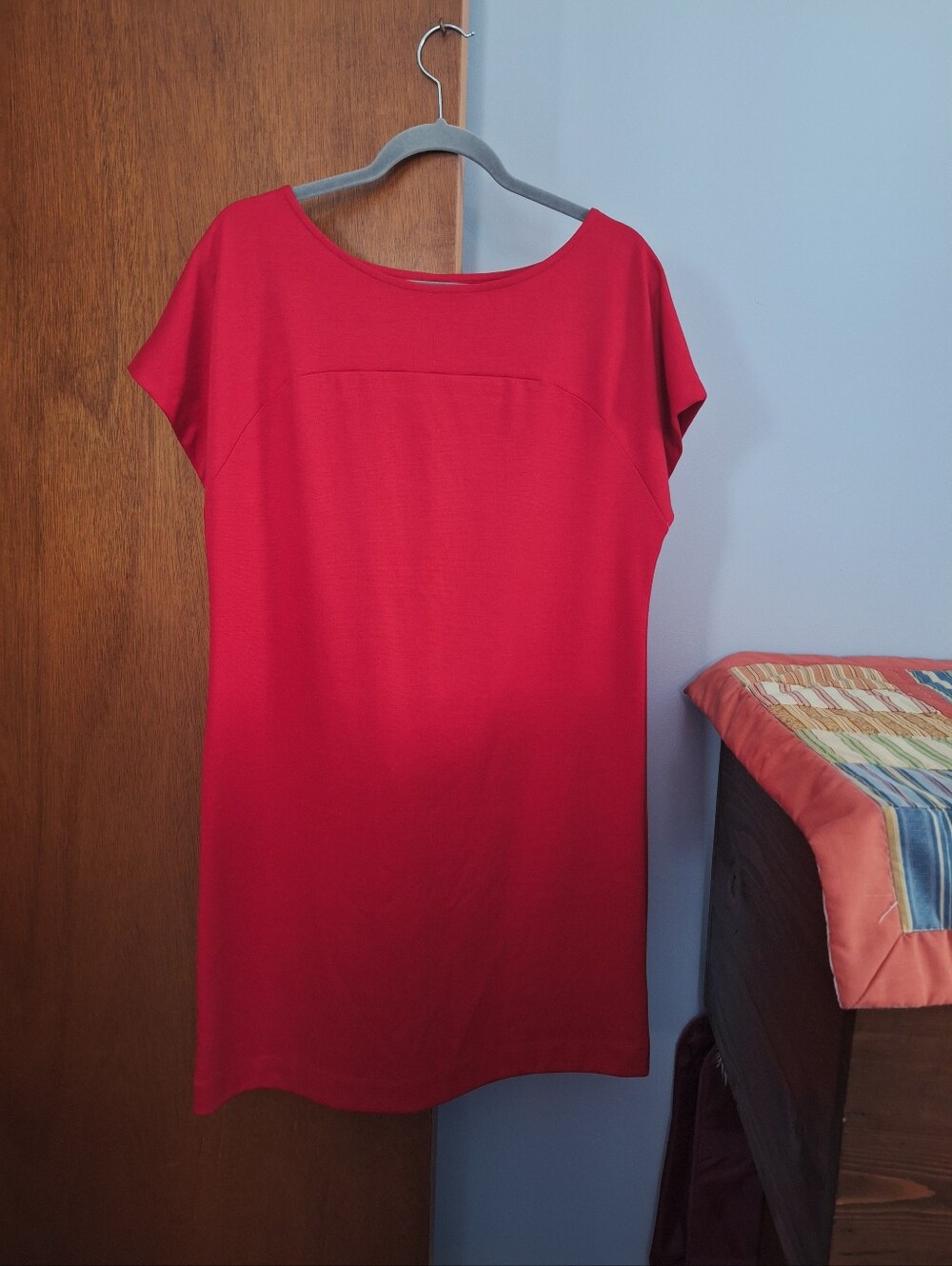 Old Navy NWT Red Women's Cap Sleeve Shift Dress 'Online Special' Size M